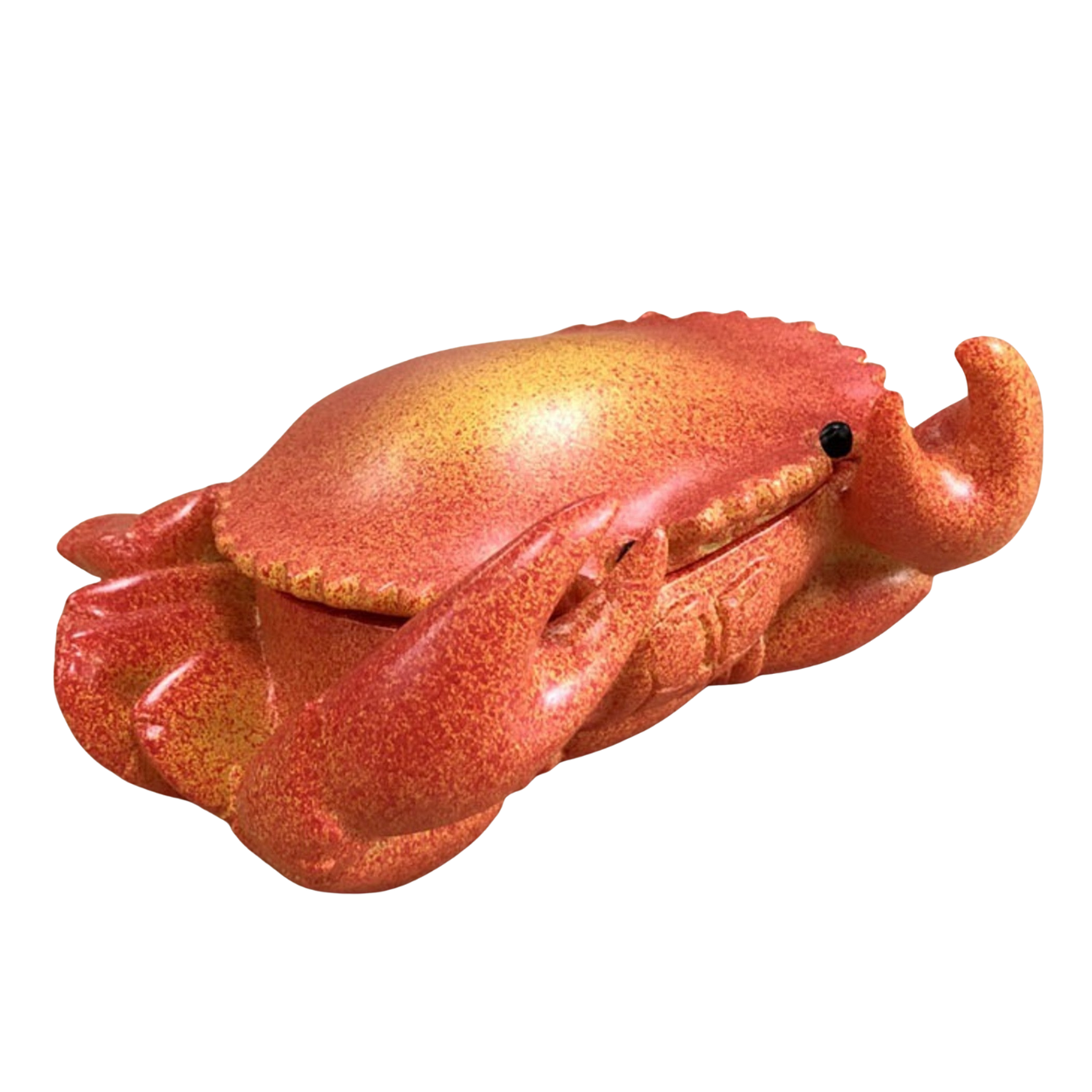 RESIN CRAB DECORATIVE WINDPROOF ASHTRAY WITH LID 
